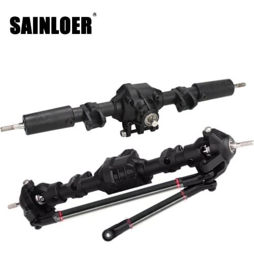SAINLOER 1:10 RC Crawler Complete Differential Axle for Axial SCX10 II 90046 90047 RC Car Upgrade Parts