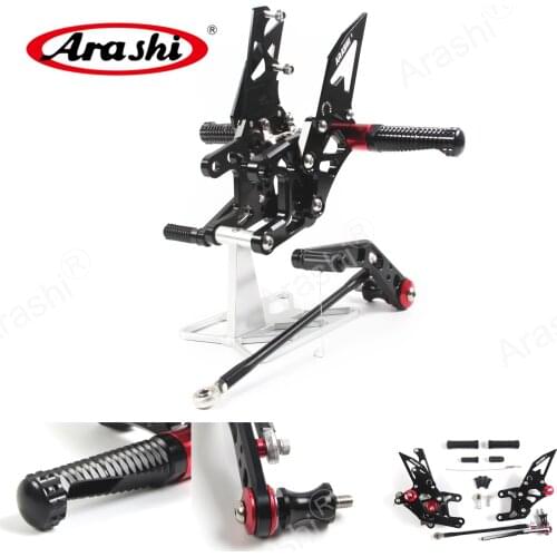Adjustable Footrest Rearsets For HONDA CBR1000RR 2008 - 2011 Arashi CBR 1000 RR CNC 2009 2010 2011 CBR 1000RR Foot Rest Aluminum