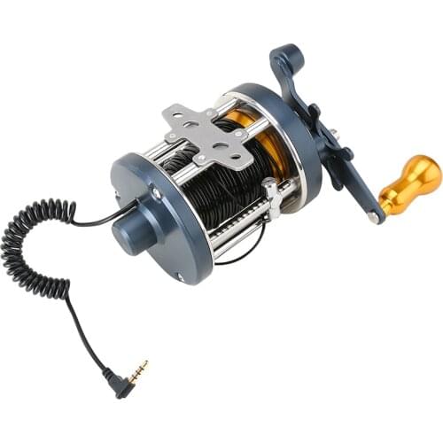 Fish finder Camera Trolling Boat Drum sea wheel Outdoor Metal Smooth High Hardness Gear Fishing Vessel Fish Reel for Fishing