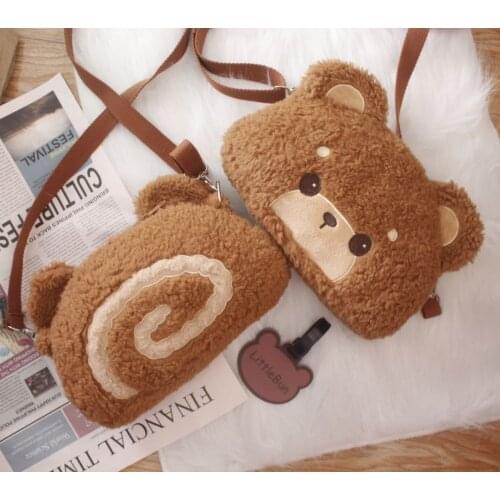Boys Children Baby Side Bags For Girls Backpack Kawaii Bear Plush Backpacks Toddler Bag Bolsa Infantil Birthday Gift BK50BB