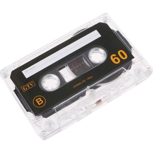 Standard Cassette Blank Tape Empty 60 Minutes Audio Recording For Speech Music Player B85B
