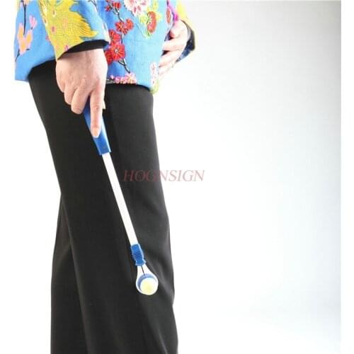 Telescopic silicone hammer back massage hammer stroke stick household health care hammer meridian beating