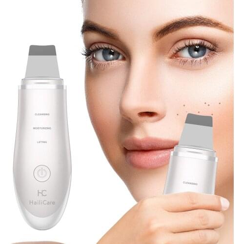 Ultrasonic Deep Face Cleaning Skin Scrubber Remove Dirt Peeling Vibration Blackhead Removal Exfoliating Pore Cleaner Tool