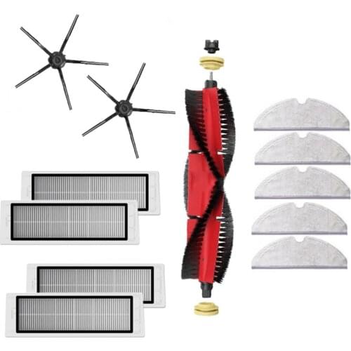 12 Pack Vacuum Cleaner Replacement Parts HEPA Filters Main Brush Accessories for Xiaomi Roborock S4 S5 MAX Robot Parts