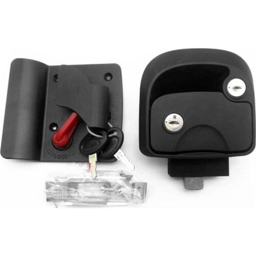 1 Set RV Trailer Entry Door Latch Deadbolt Handle Lock Keys Kit For RV/Camper/Trailer/Home Cabinet/Truck Etc 2019 NEW