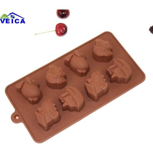 1PCS Silicone chocolate mold,cookies mold, Transportation Shape Fondant Cake Tools, Cake Decorating