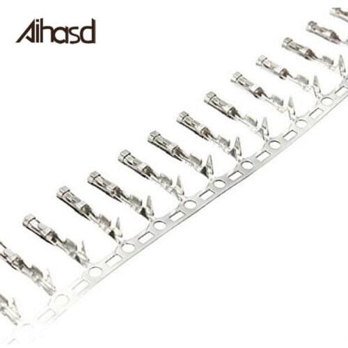 100PCS 2.54mm Dupont Jumper Wire Cable Housing Female Pin Connector Terminal