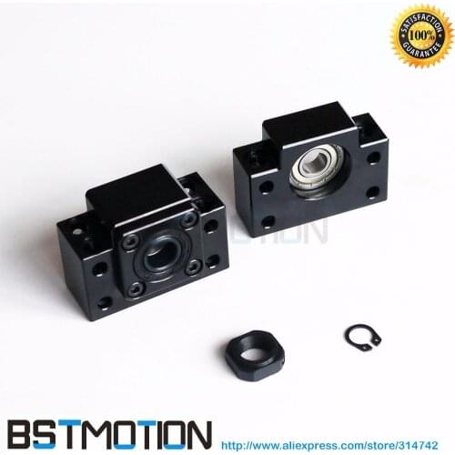 1204 1605 1610 2005 2505 ball screw support BK10 BK12 BK15 BK20 BF10 BF12 BF15 BF20 support block with Deep Groove Ball Bearing