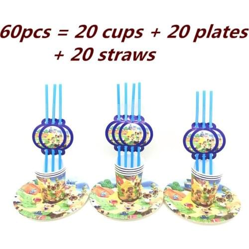30 / 60pcs Animal Crossing Game Animal Jungle Forest DIY Party Decor Birthday Party Baby Shower Decor Kids Birthday Party Suppli