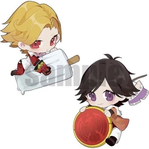 Anime Kamen Rider OOO Eiji Hino ankh Cosplay Acrylic Keychain Charms Pendant Cute Q Version key ring Gift