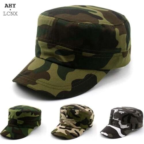 2020 Summer Fashion Men Baseball Caps Tactical Army Camouflage Flat Cap Hats Women Mens Outdoor Visor Military training Camo