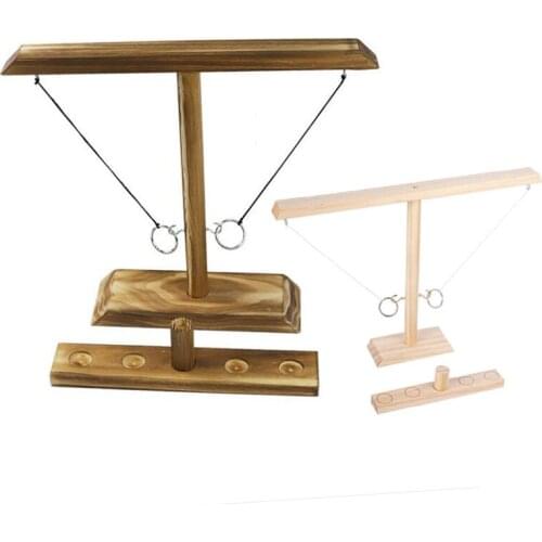 Drinking Game Toy Wooden Ring Toss Game Toss Hook Board games montessori toy games kids toys for children adult Party Home Game