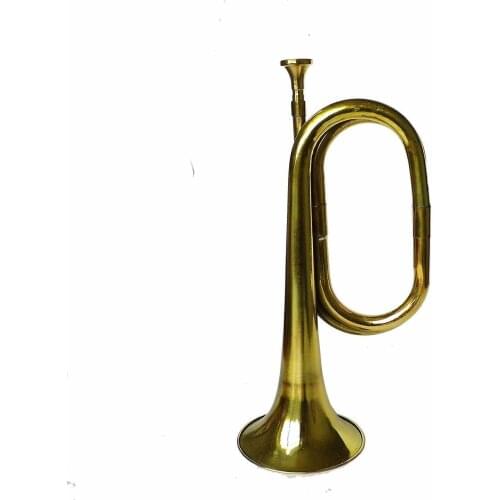 CHINESE ARMY EMERGENCY HORN MILITARY PLA BRASS BLOWING SOLDIER BUGLE Soldier Military War Reenactments 5605101