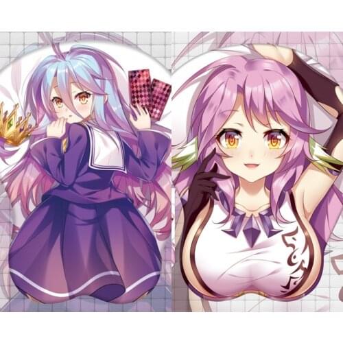 Creative Anime Cartoon NO GAME NO LIFE Shiro 3D Chest Mouse Pad Wrist Rest Mat Cosplay Prop Decor Men Women Gift 1pcs