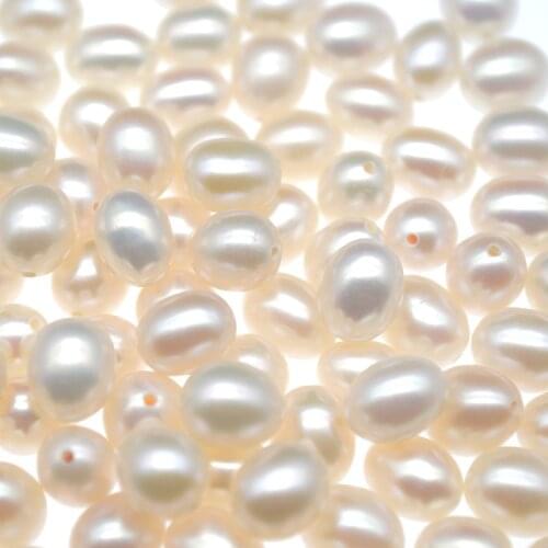 MADALENA SARARA Wholesale Genuine Pearl AAA Grade Freshwater Pearl Rice Shape Natural Color Brightness Luxury For Diy Jewelry