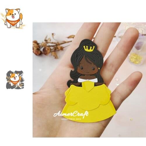Princess Party Metal Cutting Dies Scrapbooking Stencil DIY Decorative Embossing Craft Die Cuts Card Making New Dies For 2020