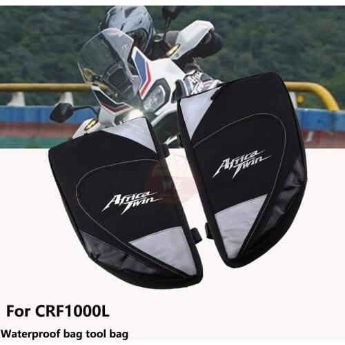 Motorcycle Frame Crash Bars Waterproof Tool Repair Bag Placement Bag For Honda CRF1000L Africa Twin CRF1000L Adventure Sports