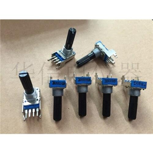 Original new 100% 142 type horizontal single potentiometer B5K B20K B50K handle with a median length of 4 feet in the 23mm