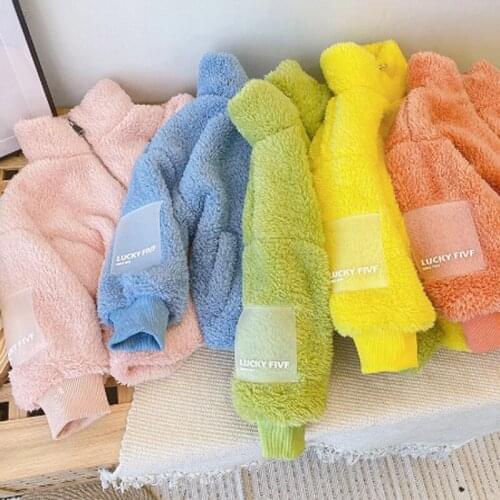 Autumn Jacket for Girls Childrens Clothing Girls Fleece Coat Warm Clothing Children Winter Clothes for Girls Fashion Grils