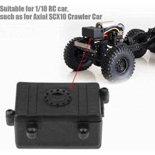 Receiver Radio Box Decoration Tool Plastic ESC For 1/10 RC Rock Crawler Car Axial D90 D110 D130 SCX10 94180 RC Car