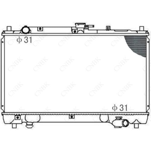 Radiator for Mazda Familia 323-bg3p 3S LASER-BG3PF 5pf Aluminum-Plastic Water Tank Radiator