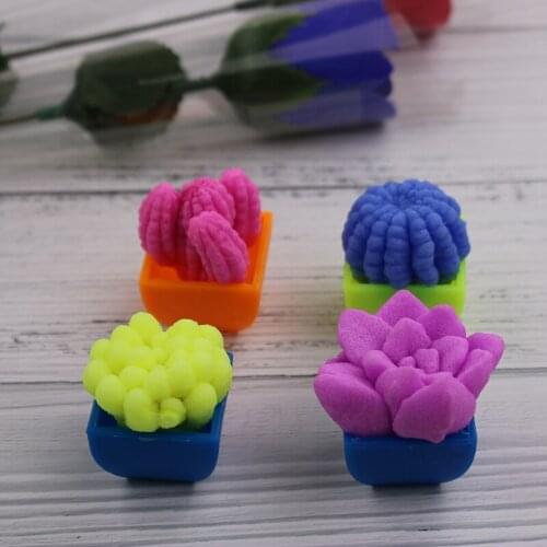 A variety of cactus water toys absorb water to grow up, plant creative toys will grow up cactus crystal ball