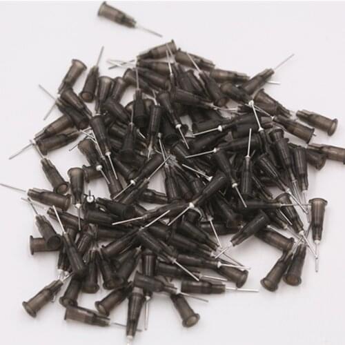 SZBFT 22G Precision passivated S.S. Dispense Tip with PP Safetylok hub, 0.5" Tubing Length glue dispenser needles FreeShipping