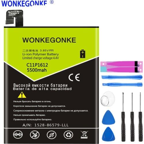 WONKEGONKE C11P1612 Battery For Asus ZE553KL ZenFone 3 Zoom for Dual SIM L Batteries Bateria