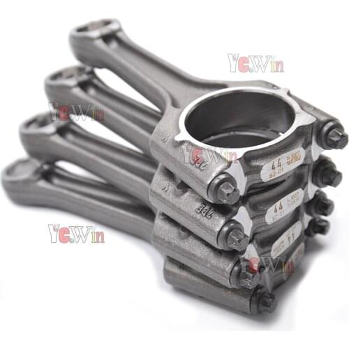 YCWIN 4*Engine Con rods Connecting Rod For VW CC AUDI A4 A5 A6 2.0TFSI 23mm 06H198401D