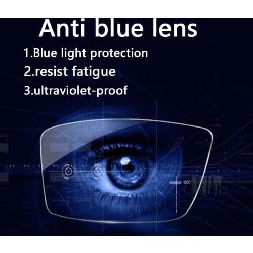 Blue light protective lens radiation protection ultraviolet-proof resist fatigue