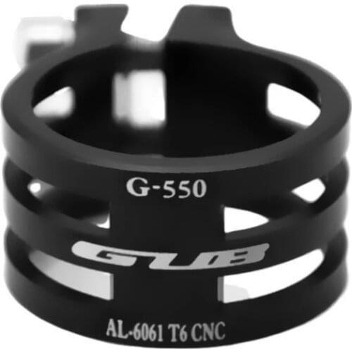 GUB Bicycle Seatpost Clamp 31.8/34.9/37mm Aluminum Alloy Bicycle Seat Post Clamp Ultralight MTB Mountain Bike Post Holder Clip