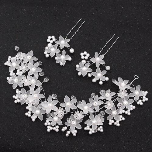 Hair Accessories For Women Hair Comb Clip Wedding Accessories Pearl Bridal Hair Ornament Jewelry Handmade Headpiece