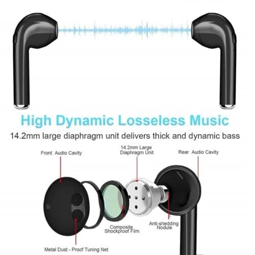 2020 Wholesale Mini Wireless i8x tws Headset V4.2 i7s TWS Pair Headphones sport earphone With Charging Case