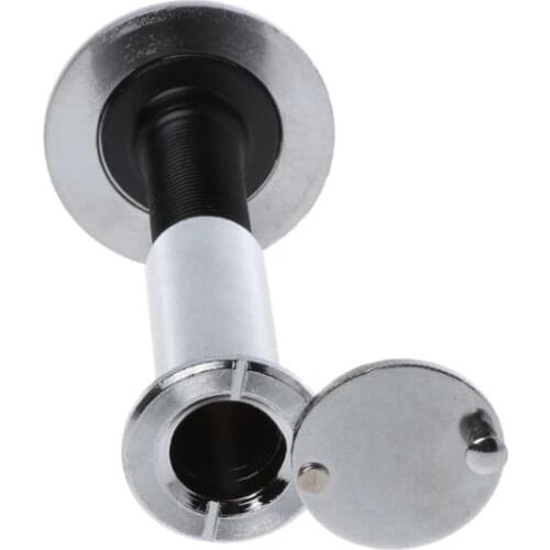 220 Degree Wide Door Viewer Privacy Cover Adjustable Security Door Eye Viewer L4MF