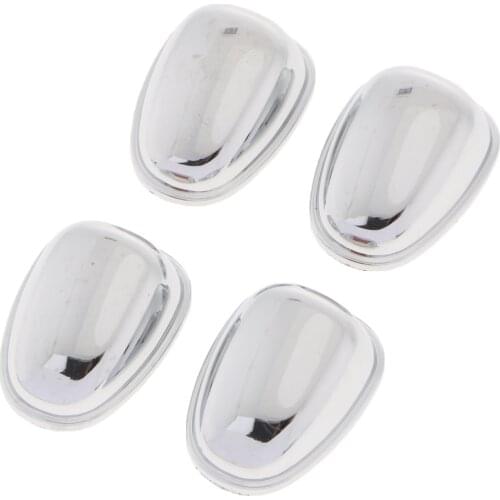 4pcs ABS Chrome Windshield Washer Wiper Nozzle Cover Trim for Peugeot 2008