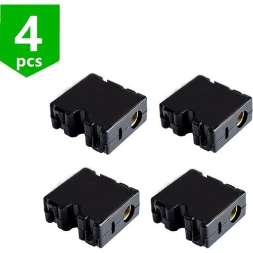 4pcs injection molding slider block with copper bushing for Ultimaker Original UM2 Ultimaker2