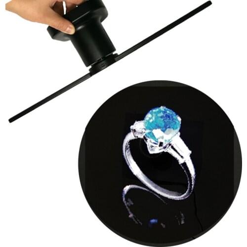 4pcs / lot Advertising Hologram Display 3D Holographic Fan, 3D LED Fan, 3D Hologram Fan