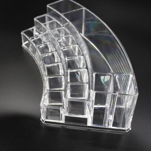 Acrylic Organizations Lipstick Holder Storage Box Makeup Organizer Cosmetics Box Crystal Lipstick Organizer