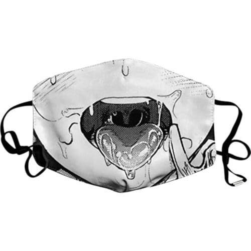 Mascarillas Anime Mouth Masque Adult Print Mouth Cover Spitting Protective Masques Masquea Mascarillas #GM Halloween cosplay