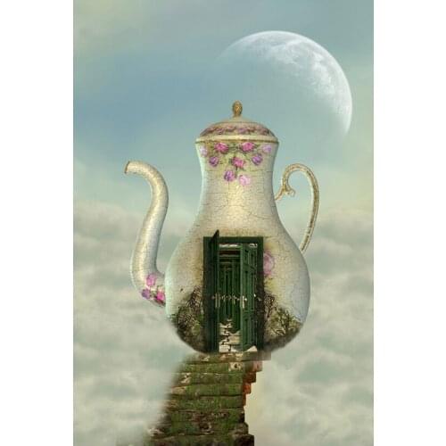 Architectural landscape The wooden puzzle 500 pieces ersion paper jigsaw puzzle white card adult childrens educational toys