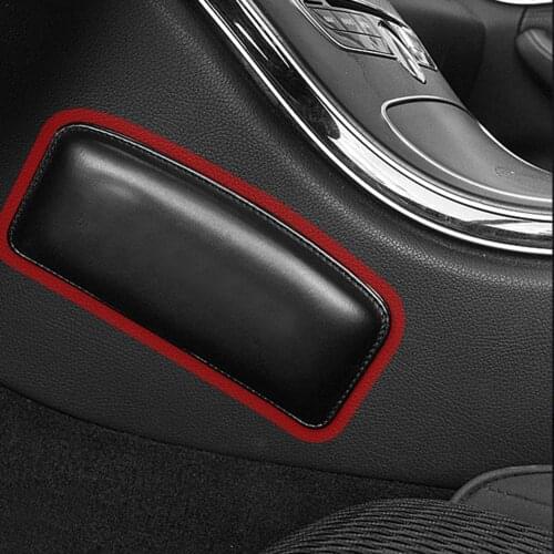 Car Style Leather Leg Cushion Knee Pad Thigh Seat Support Interior Car Accessories Hand Knee Support For Door