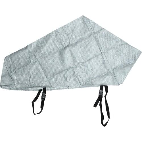 Caravan Towing Hitch Cover Nylon Trailer Cover Rain Snow Protector with Straps
