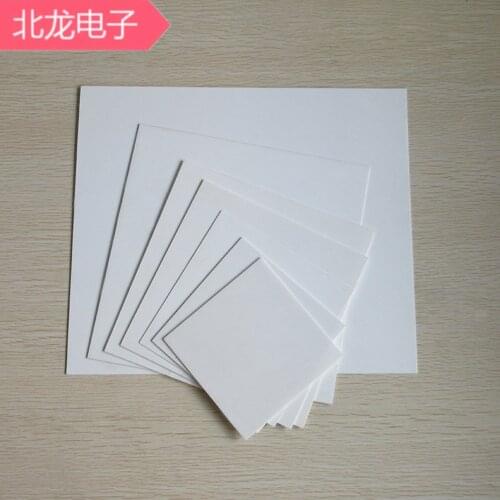 Ultra-large alumina ceramic sheet insulation heat-conducting heat sink 100*100*0.5/0.385 ultra-thin ceramic sheet