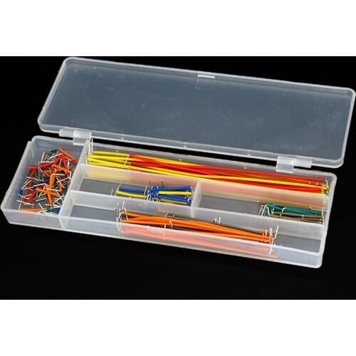 Hot Sell 140 pcs U Shape Solderless Breadboard Jumper Cable Wire Kit For Arduino Shield For raspberry pi Drop Shipping