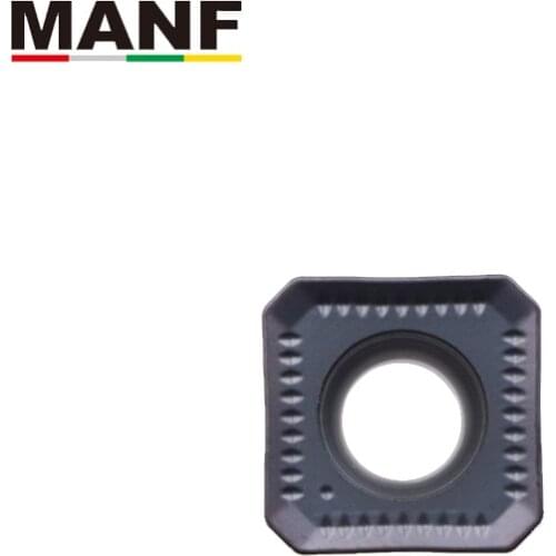 MANF Insert Milling Cutter SEKT1204 Indexable Face Milling Cutters 45 degree Square Carbide Inserts For KM12 CNC Machine