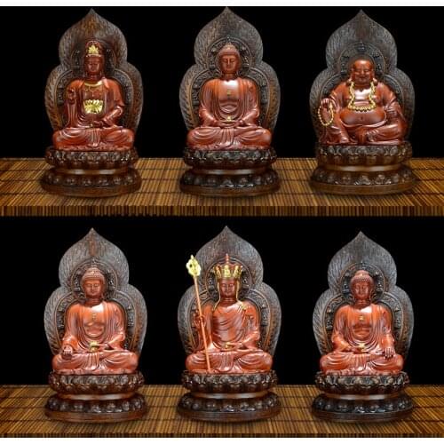 Dizang Wang Guanyin Buddha Resin Crafts Ornaments Home Living Room Small Buddha Statue Home Decoration Accessories for Room