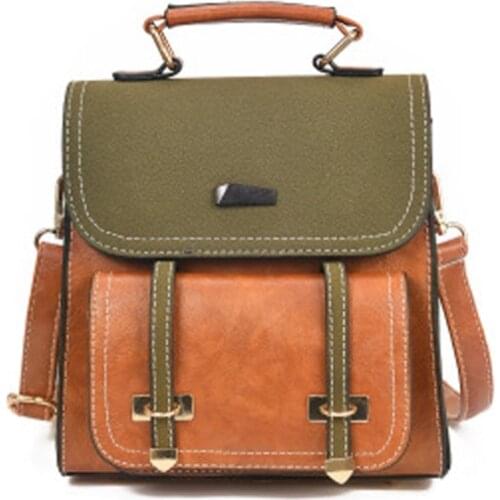 Fashion backpack women leisure shoulder bags high quality leather backpack designer brand school bags for girls small bagpack