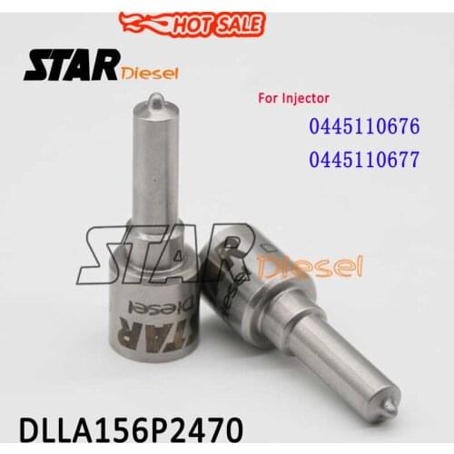 Pump Nozzles Tip DLLA156P2470 Fuel Injector Sprayer DLLA 156 P 2470 for Inyector 0445110676 0 445 110 677