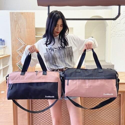 Summer New Oxford Cloth Womens Travel Bag Dry And Wet Separation Leisure Sports Bags 2021