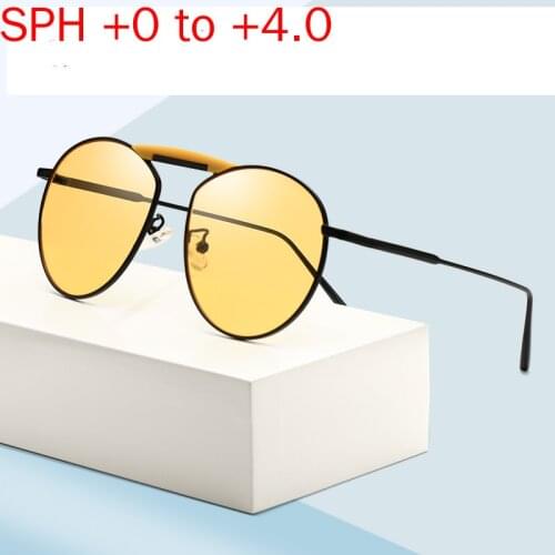 Pilot Bifocal Reading Glasses Men Driving Diopter Sun Glasses Male Multi-focus Night Vision Sunglasses Presbyopic Eyeglasses NX